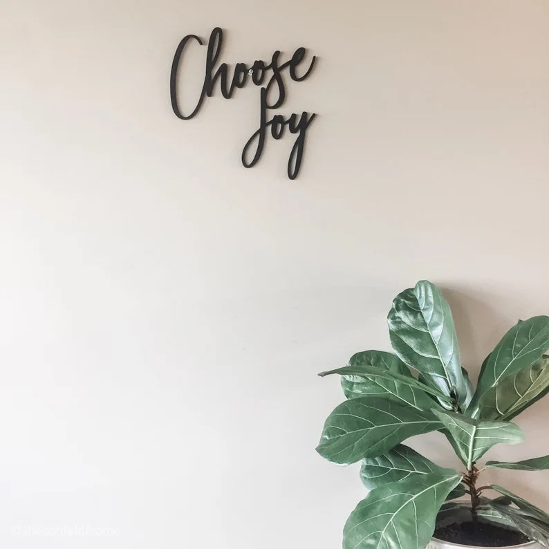 Choose Joy Sign