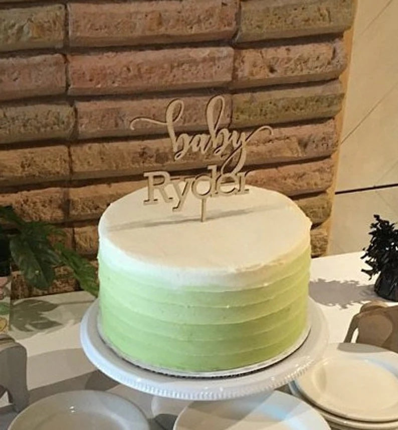 Custom Baby Cake Topper