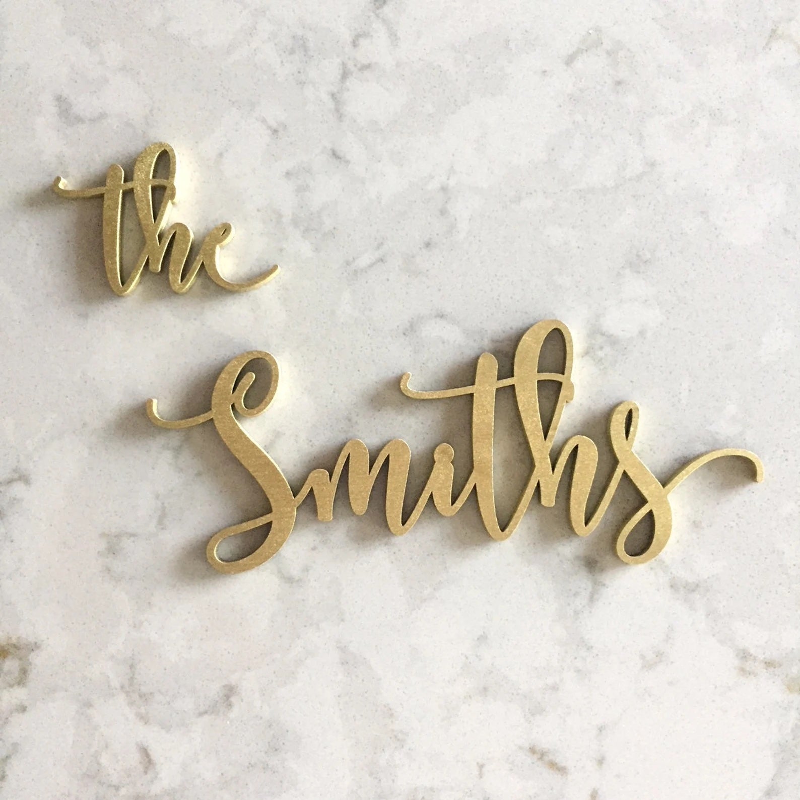 Large Custom Elegant Name Sign