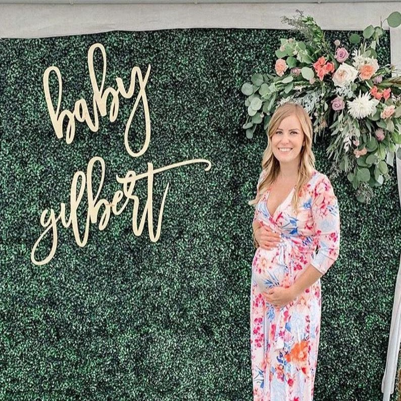 Large Custom Baby Name Sign