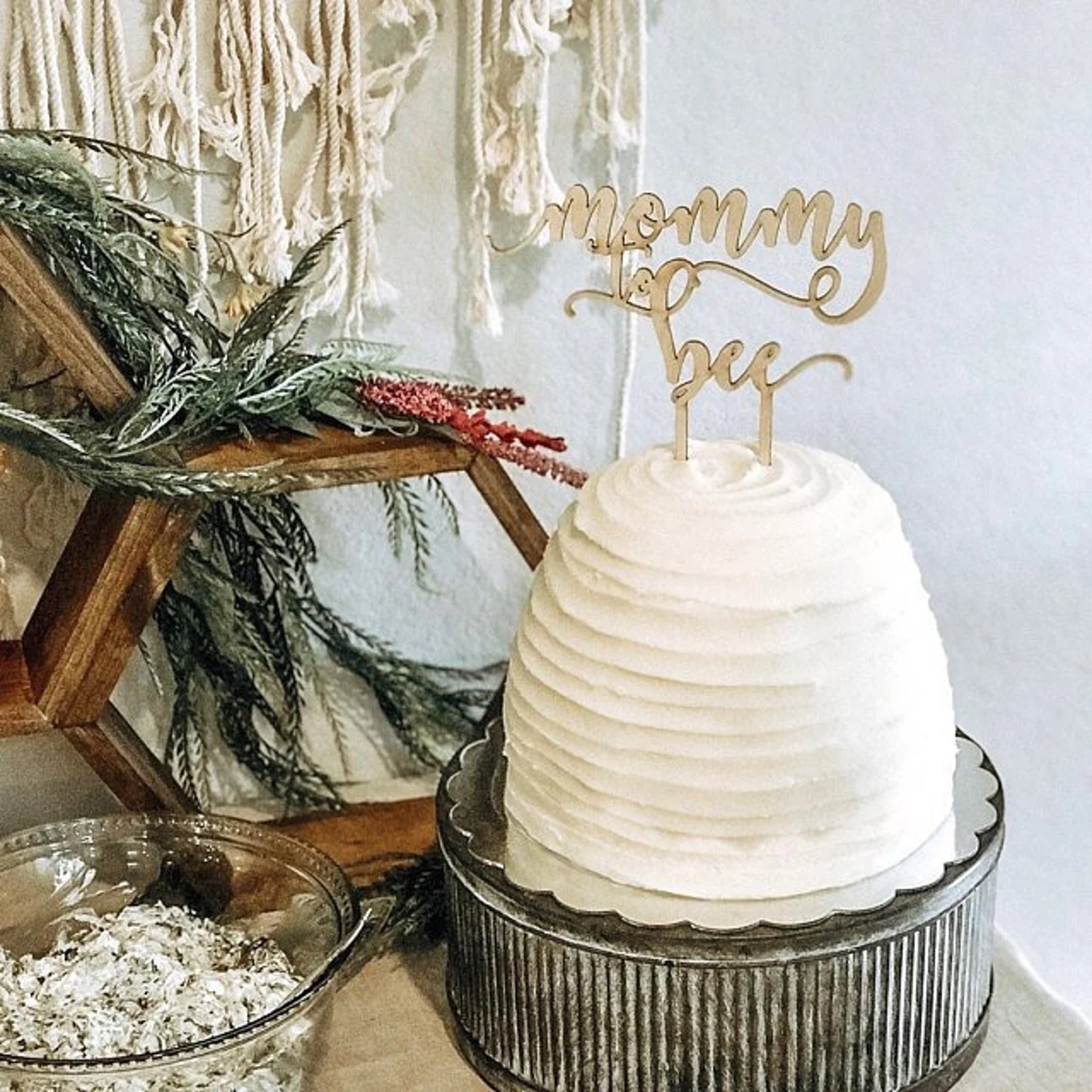 Mommy to bee Cake Topper
