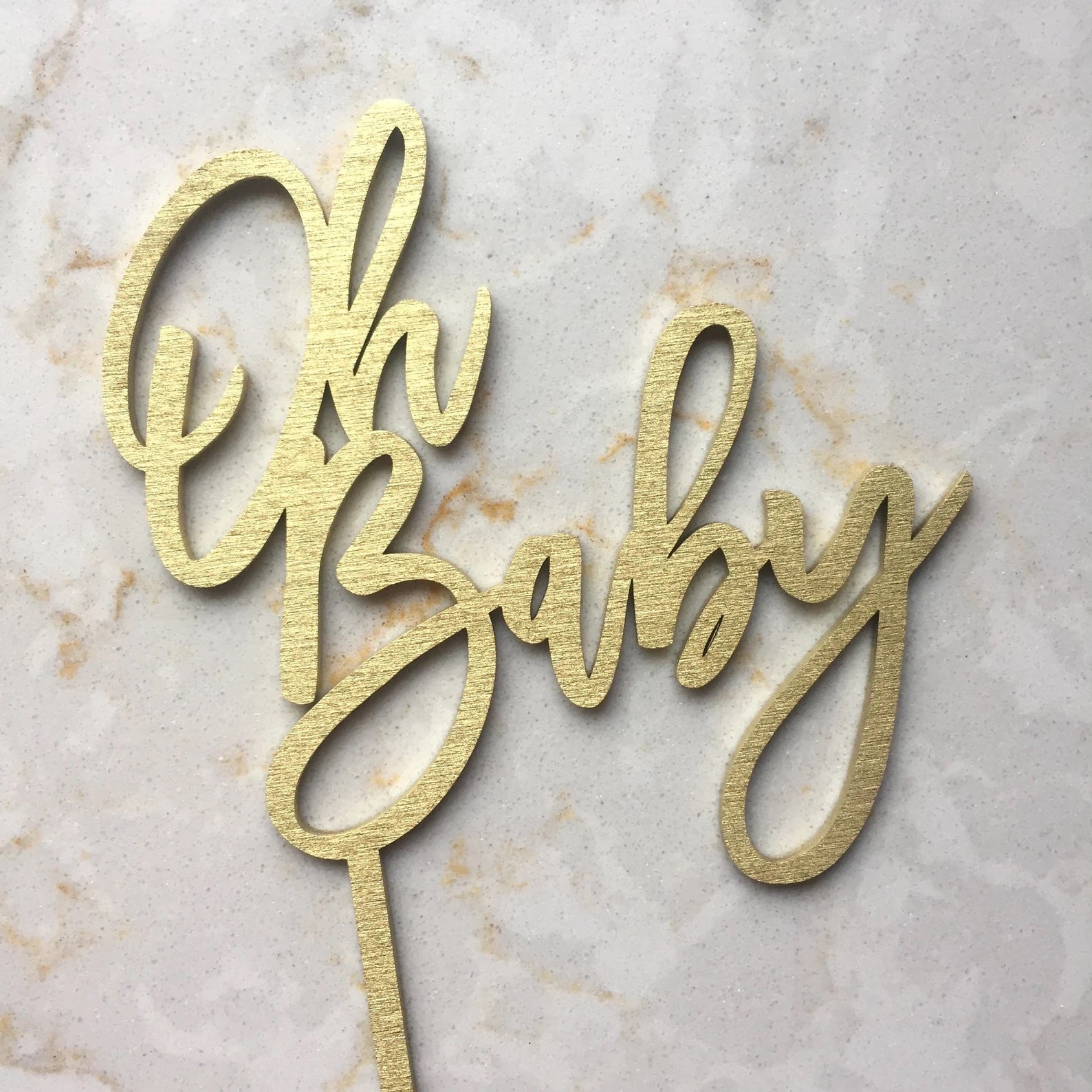 Oh Baby Cake Topper