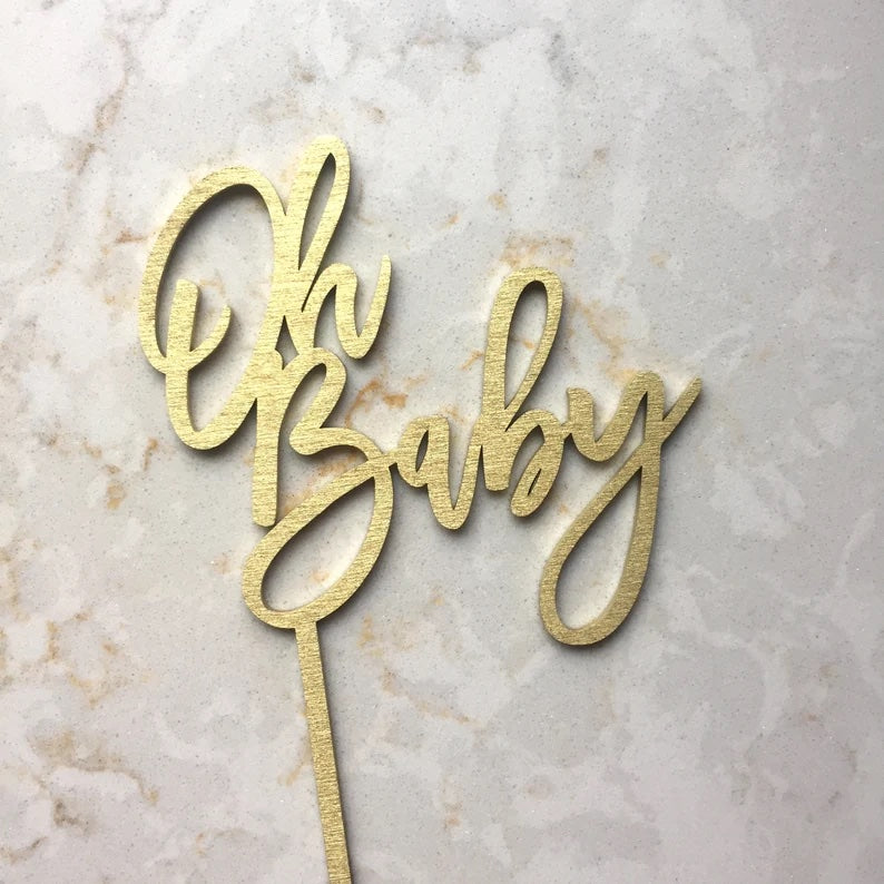 Oh Baby Cake Topper