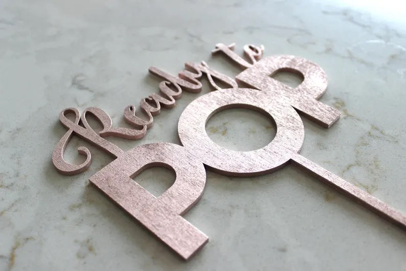 Ready to Pop Cake Topper