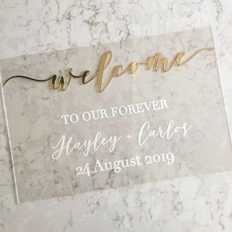 The Kate - Custom Wedding Welcome