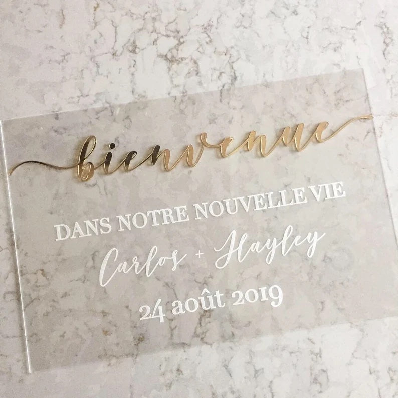 The Kate - Custom Wedding Welcome