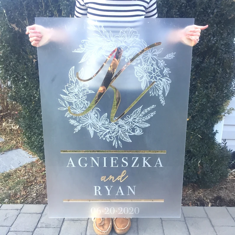 The Aggie - Custom Wedding Welcome Sign