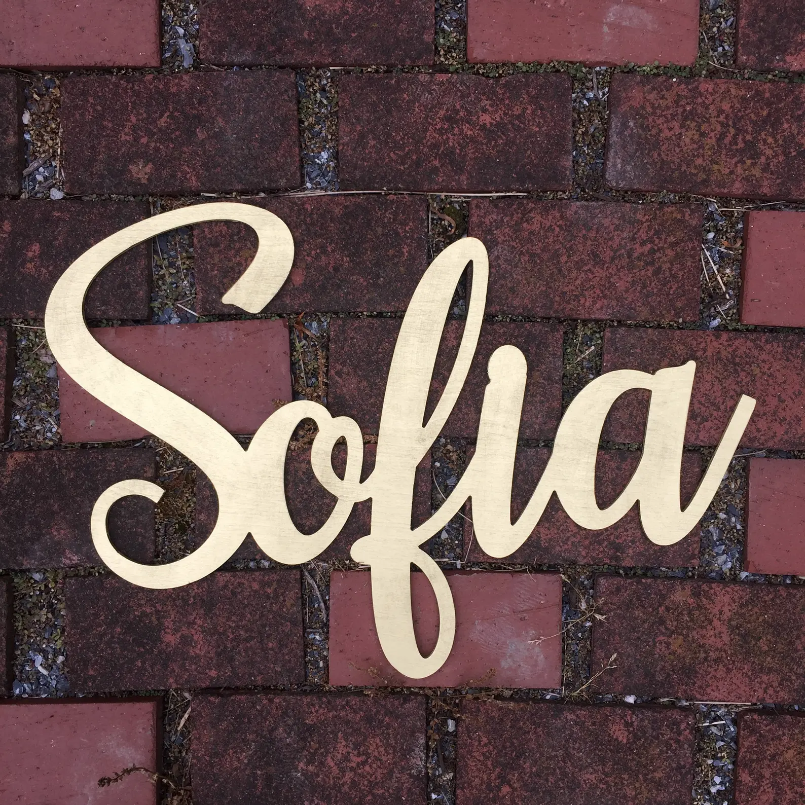 24" Large Custom Name Sign
