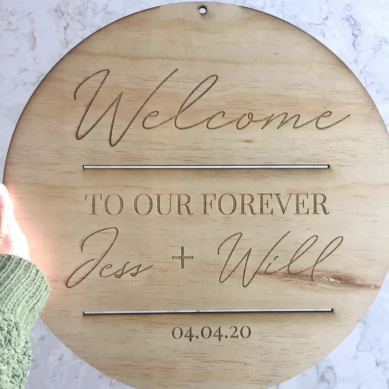 The Willa - Natural Custom Wedding Welcome