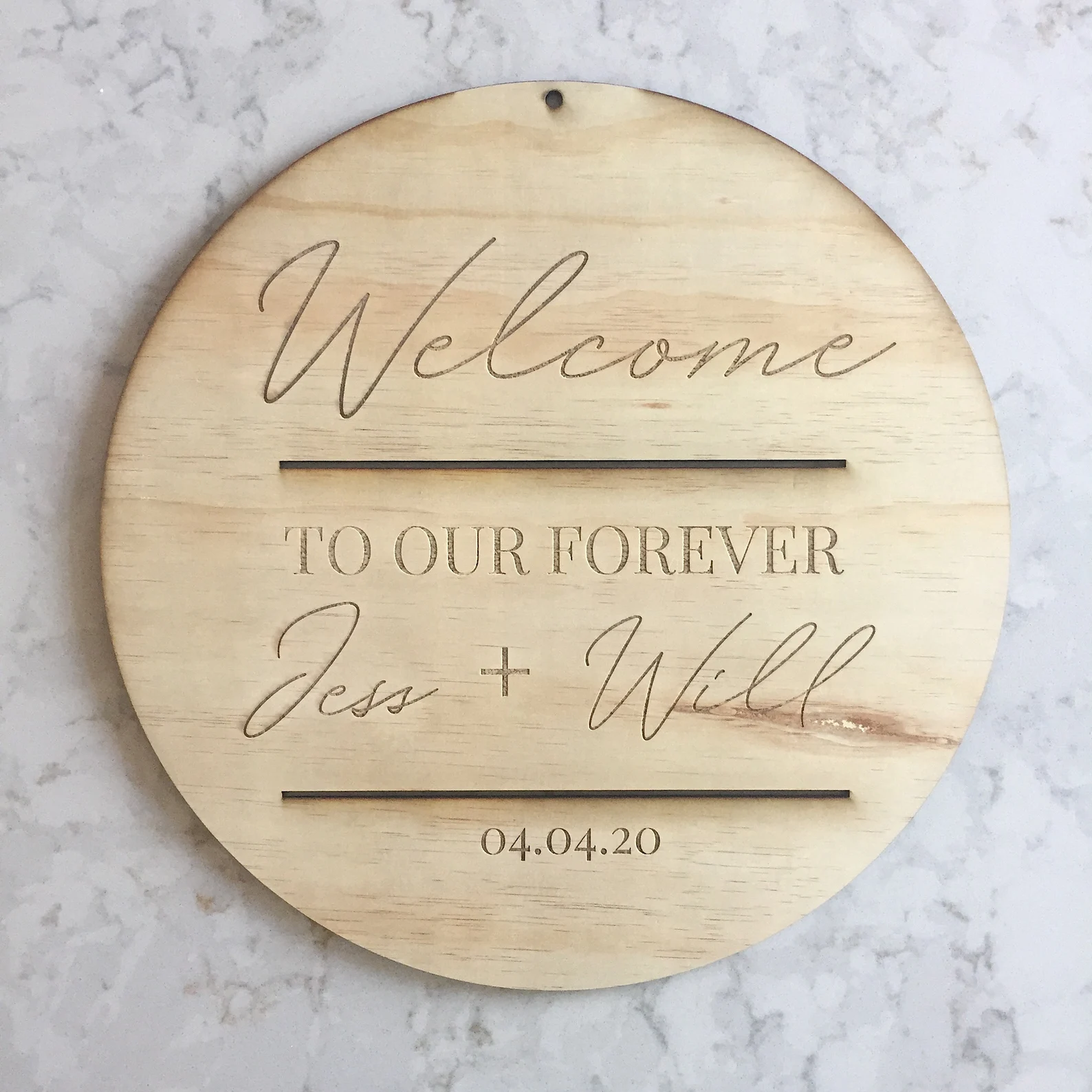 The Willa - Natural Custom Wedding Welcome