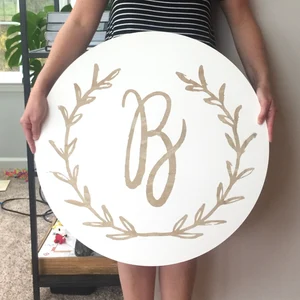 Custom Engraved Circle Sign