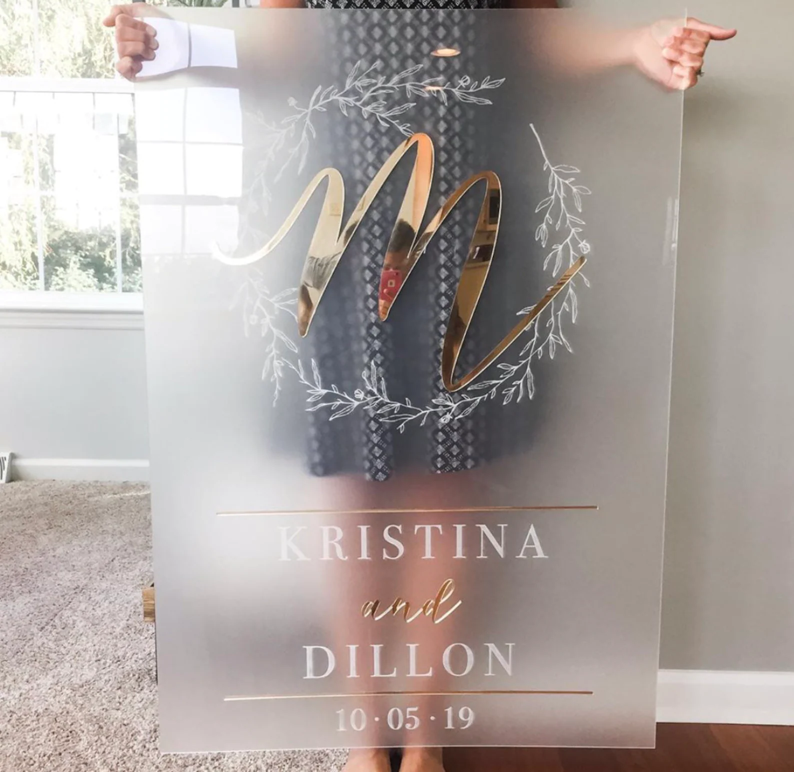 The Kristina - Custom Wedding Welcome Sign