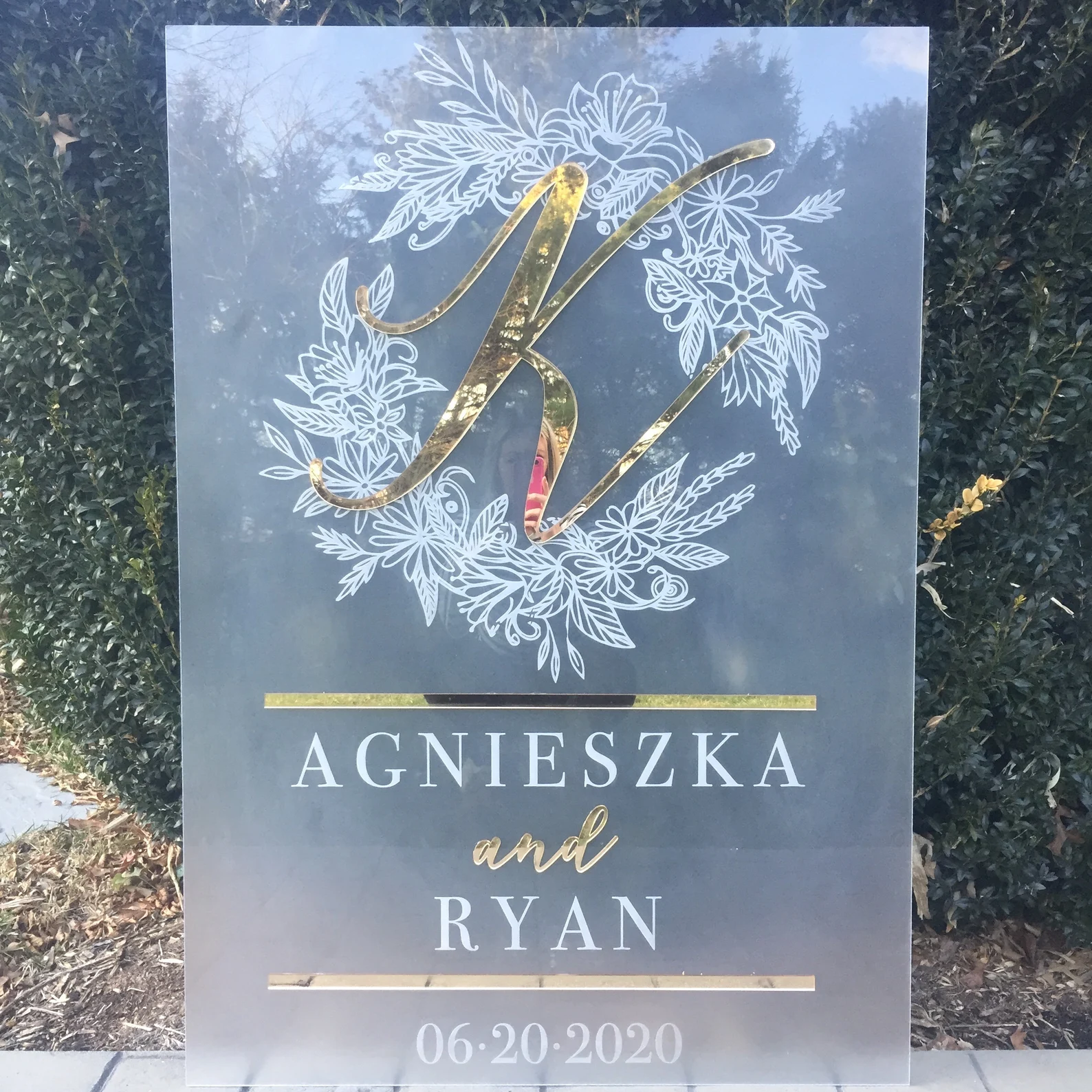 The Aggie - Custom Wedding Welcome Sign