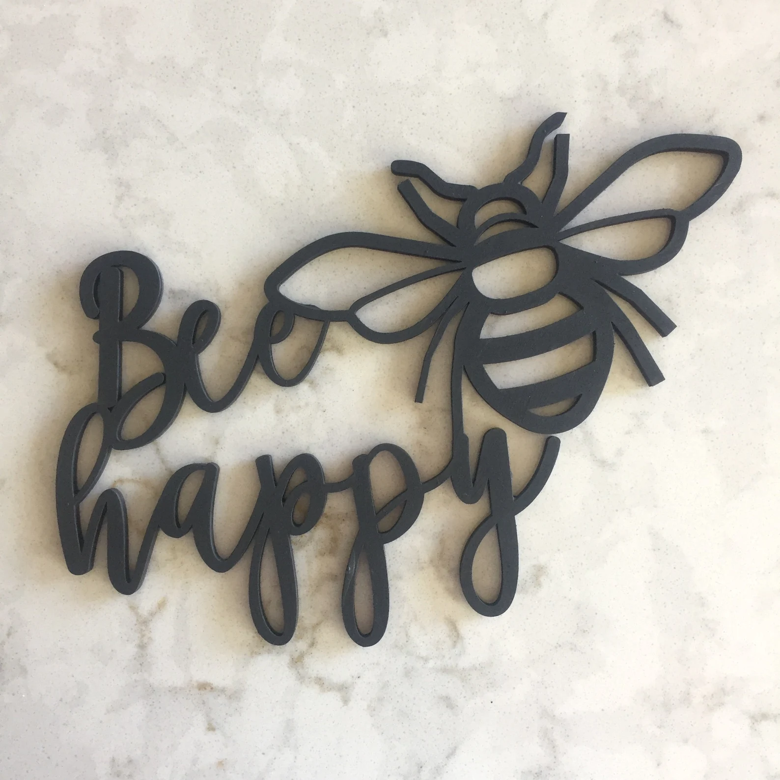 Bee Happy Sign