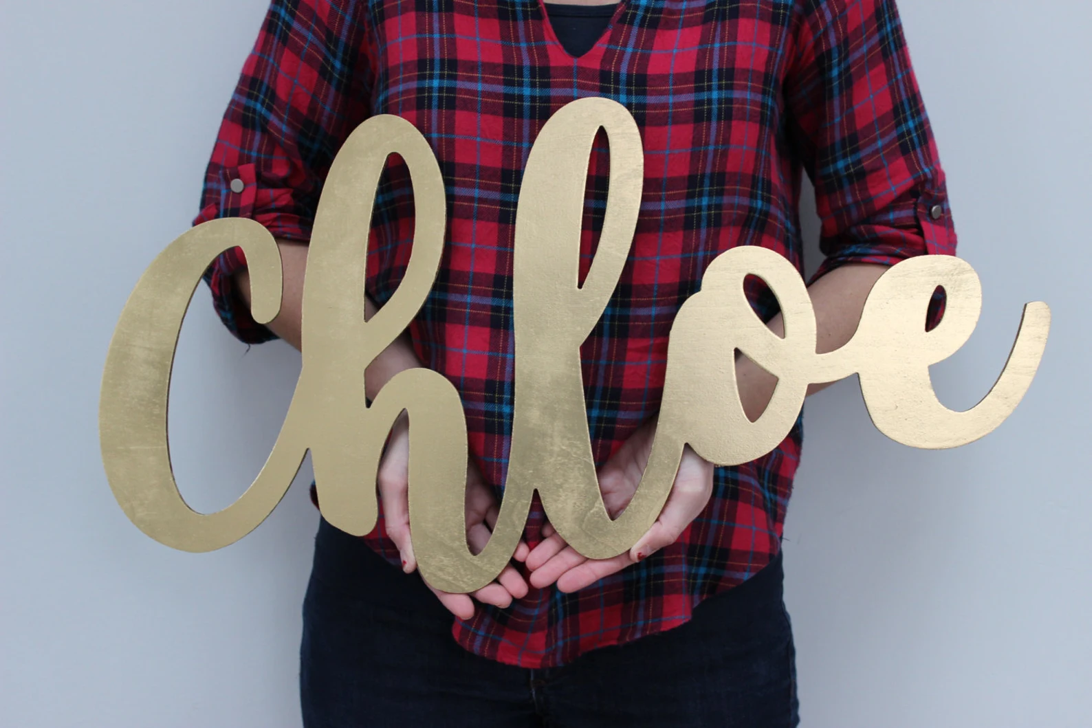 24" Large Custom Name Sign