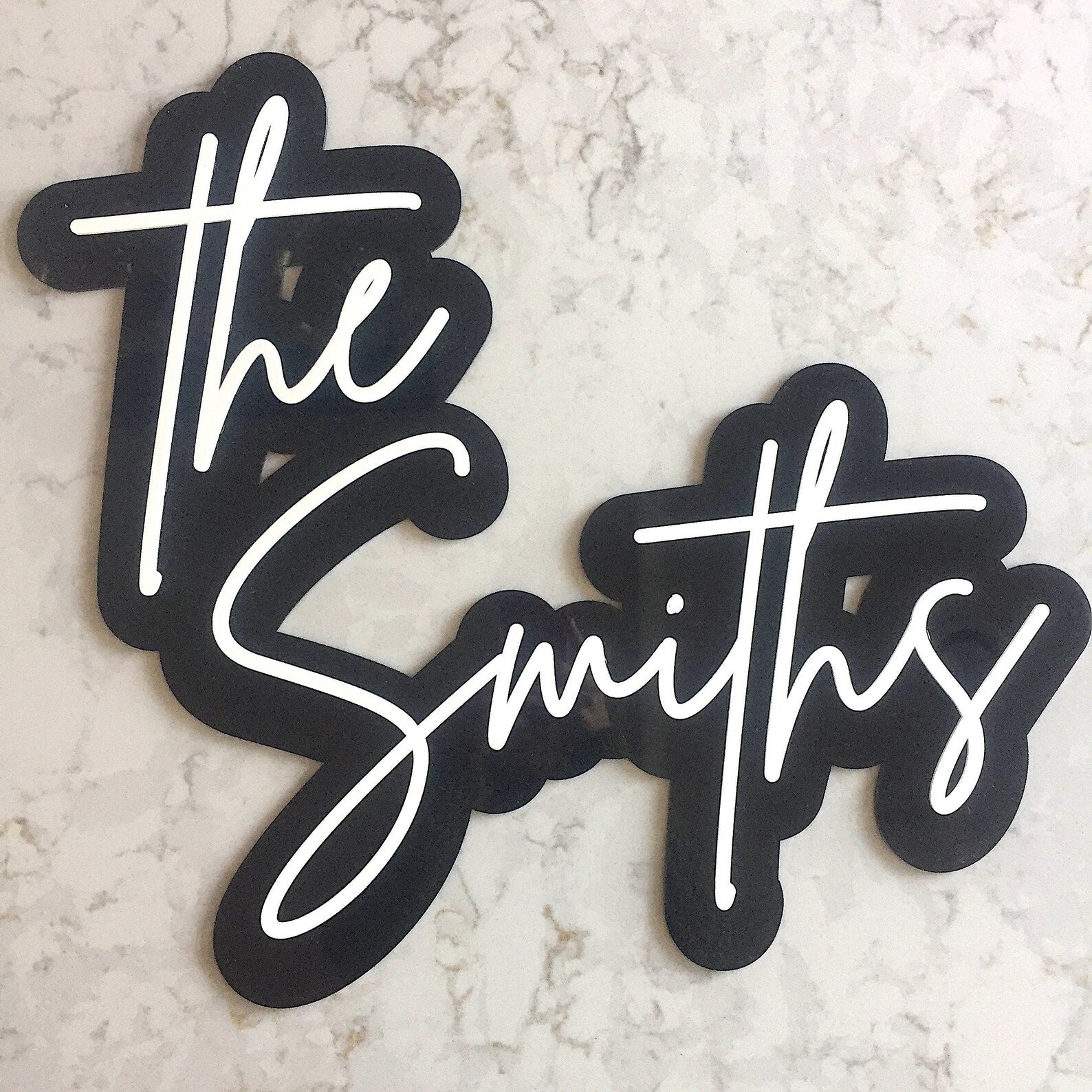 Large Layered Custom Name Sign
