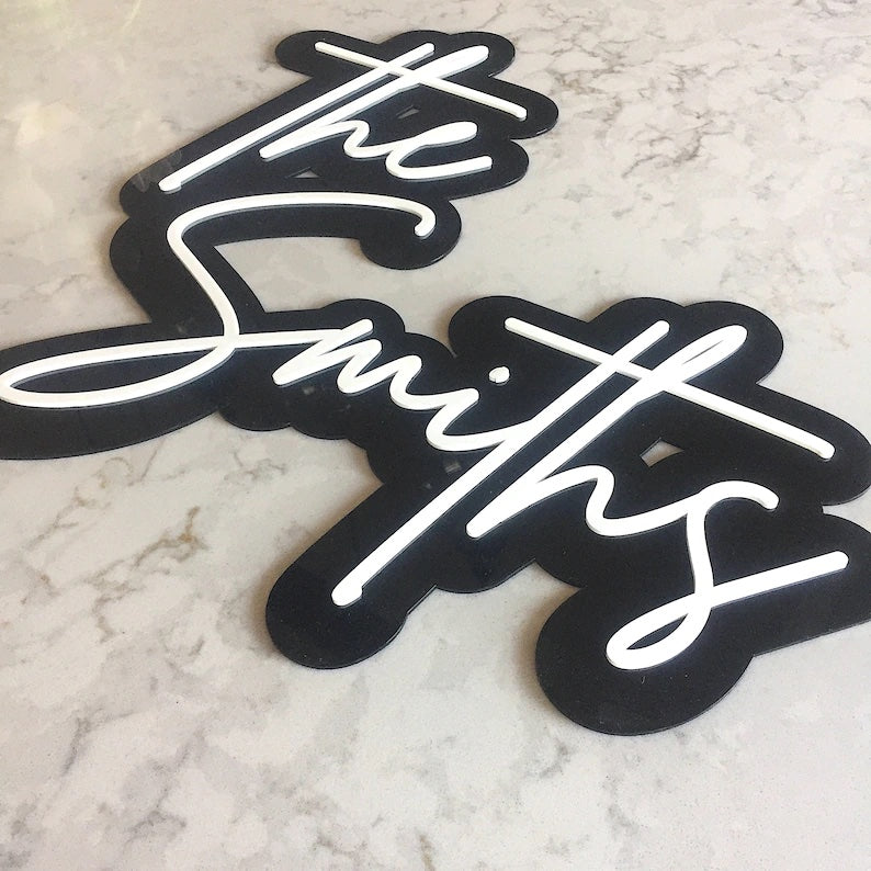 Large Layered Custom Name Sign