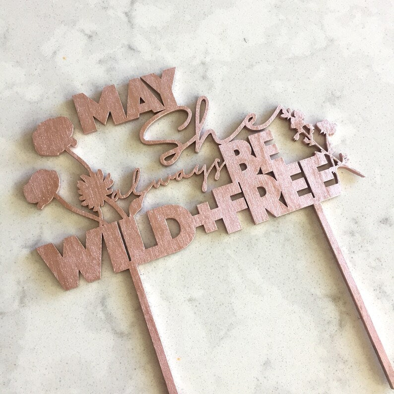 Baby Girl Cake Topper