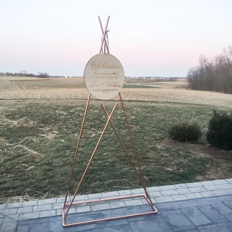 Copper Teepee Stand