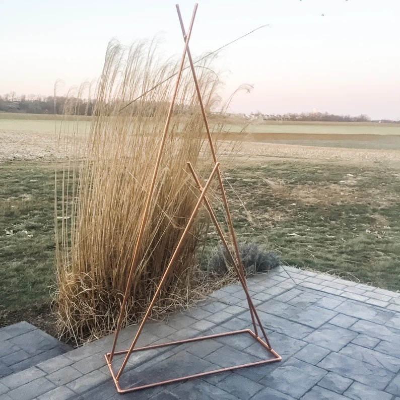 Copper Teepee Stand