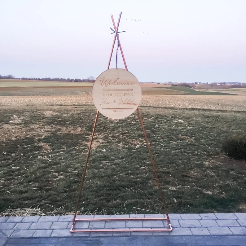 Copper Teepee Stand