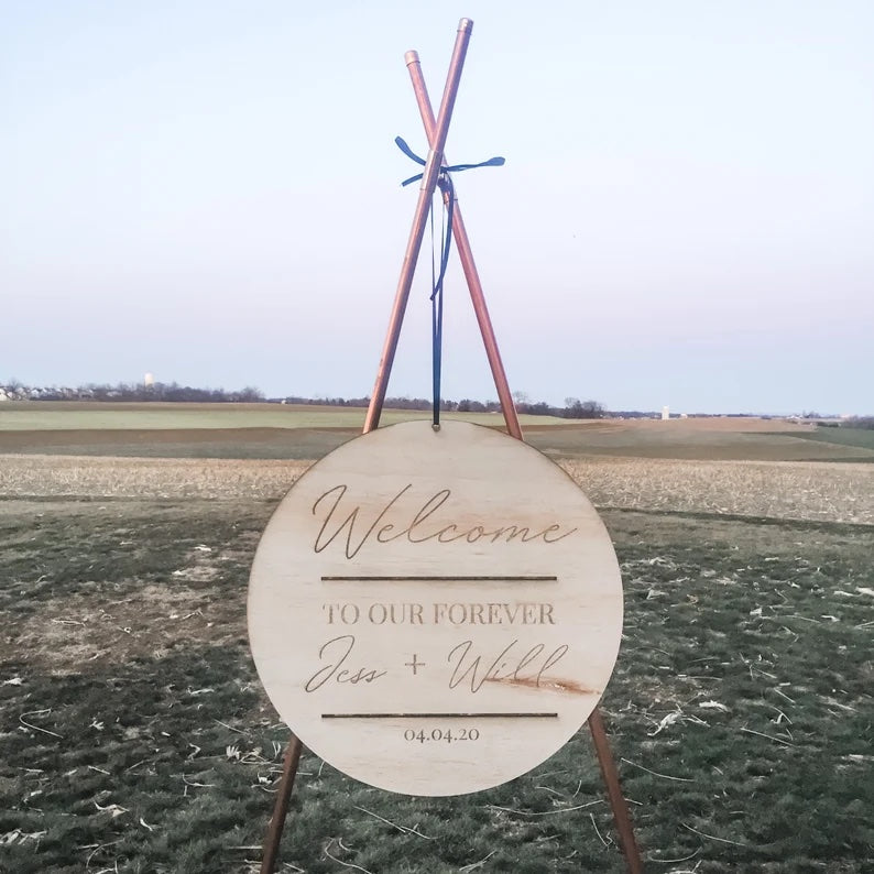 Copper Teepee Stand