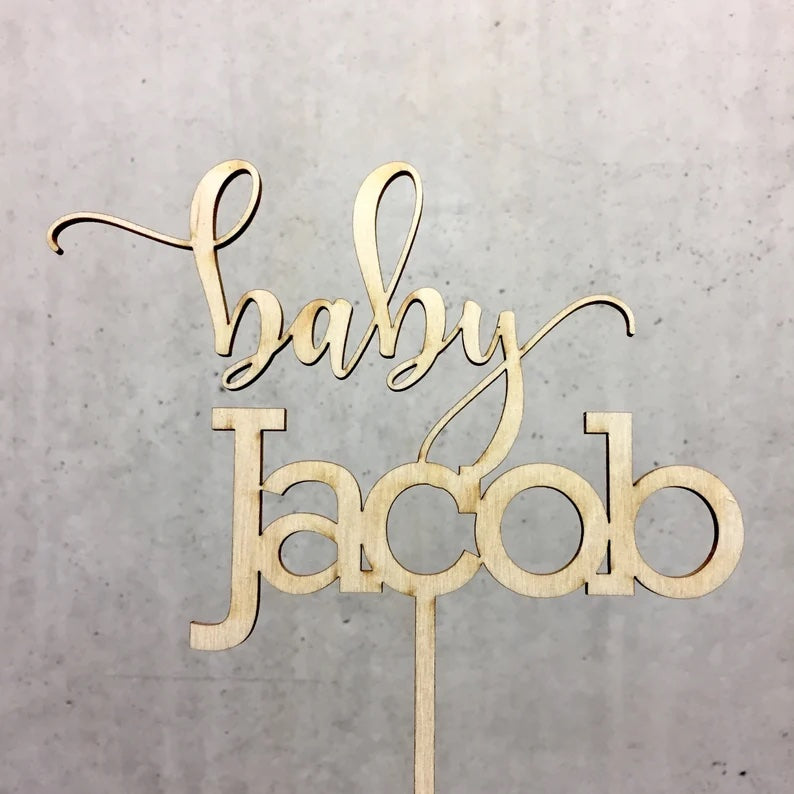 Custom Baby Cake Topper