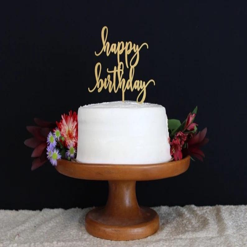 Happy Birthday Cake Topper