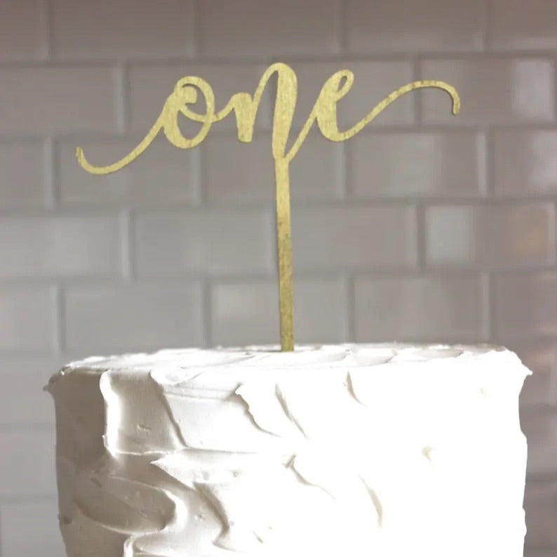 Happy Birthday Cake Topper