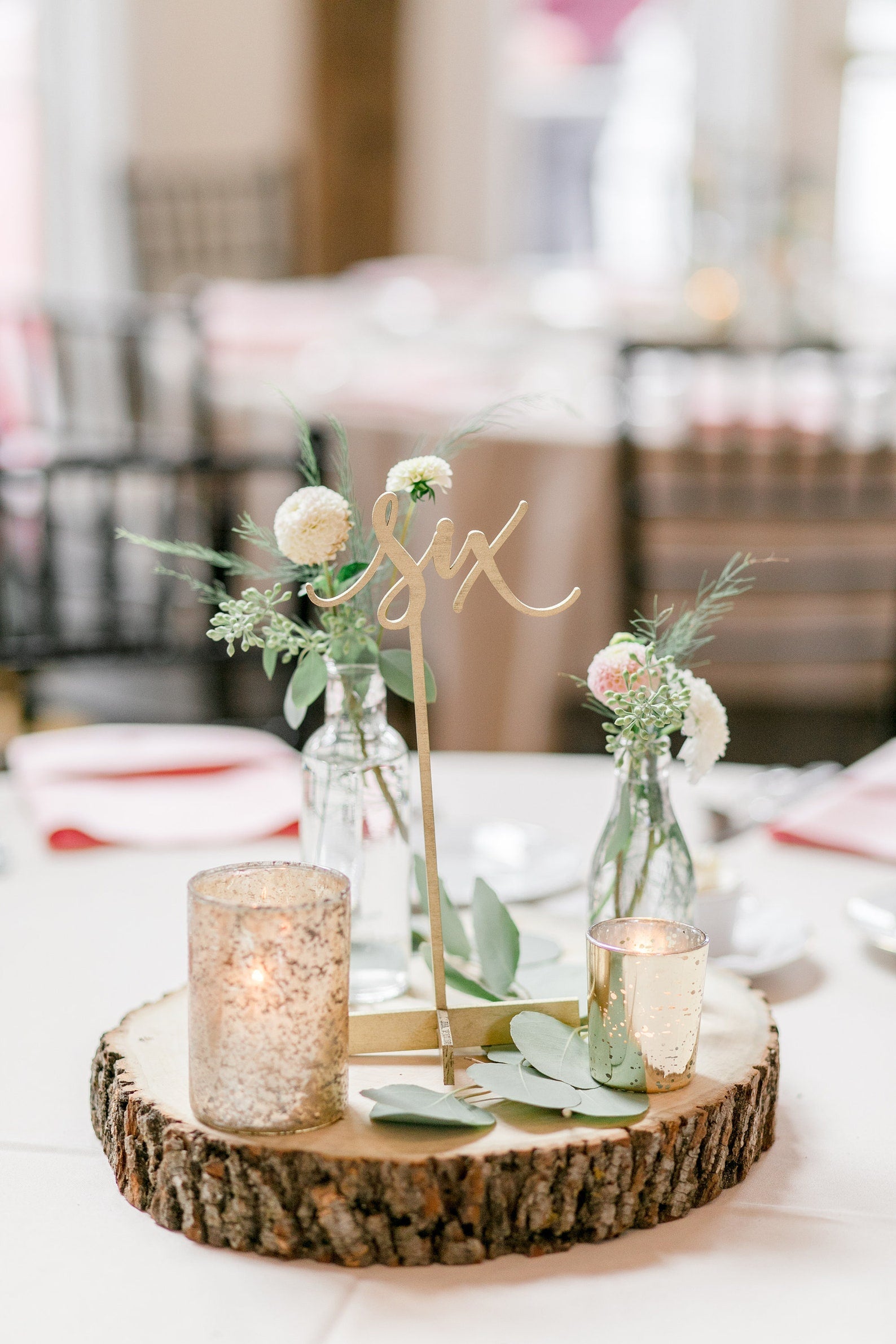 Laser Cut Table Numbers