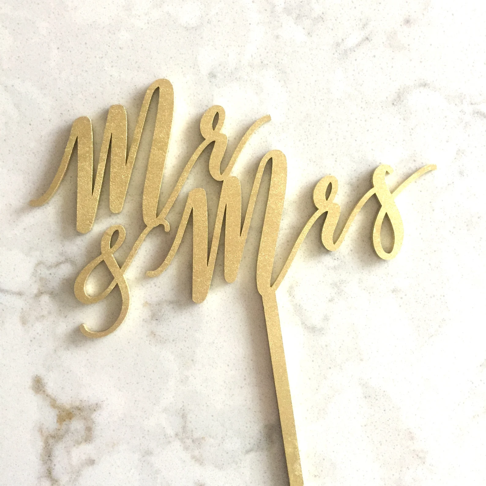 Mr and Mrs Cake Topper