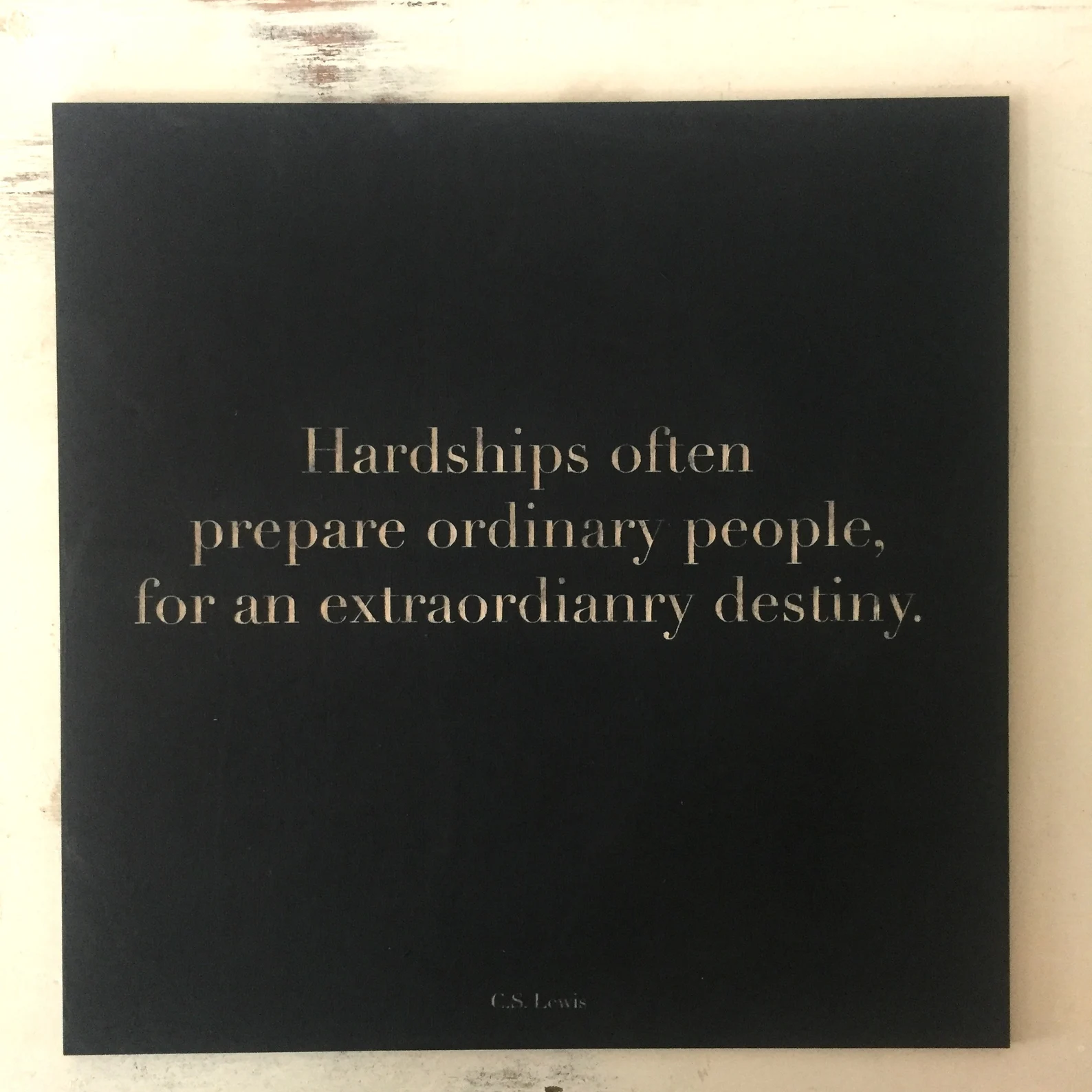 Extraordinary Destiny..