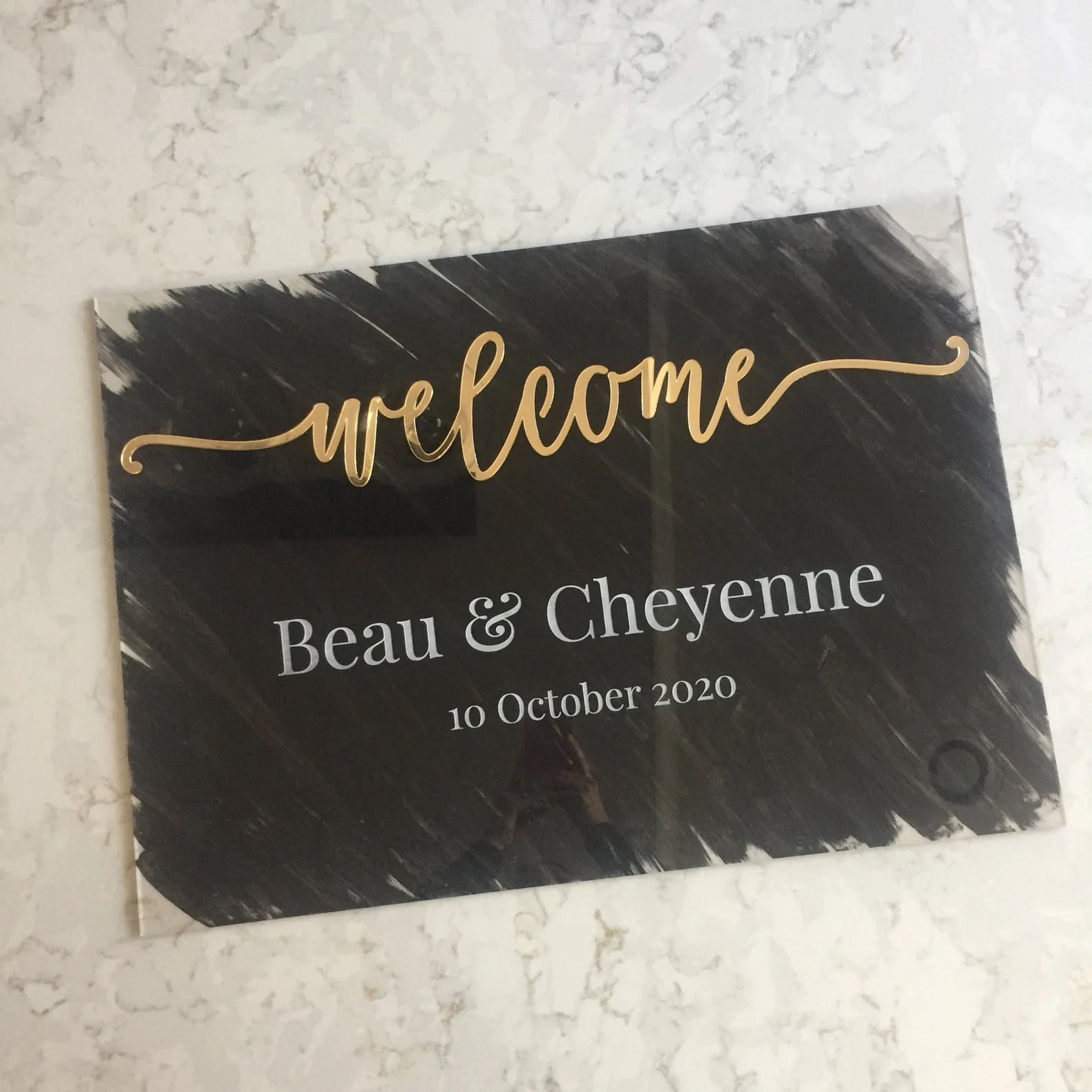 Custom Wedding Welcome Sign