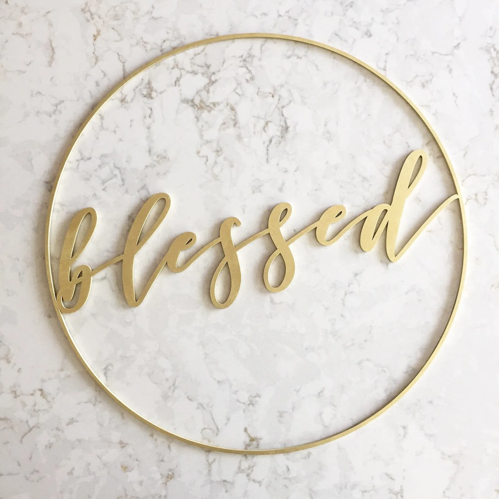 Blessed Sign with Wreath