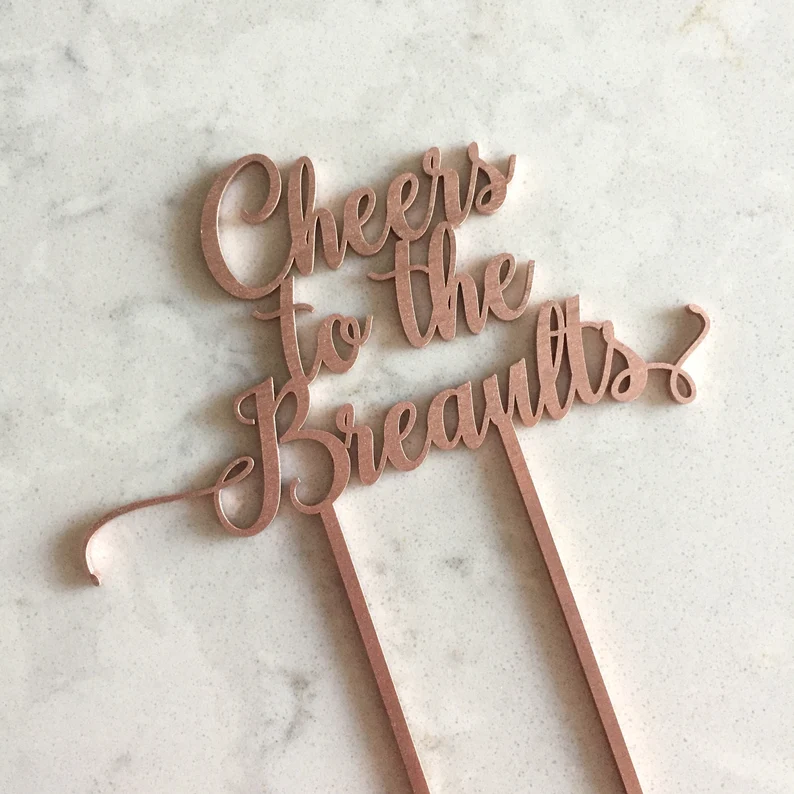 Cheers to the Cake Topper