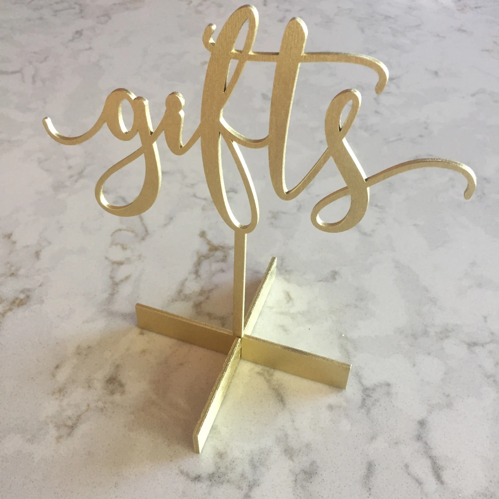 Laser Cut Gifts Sign