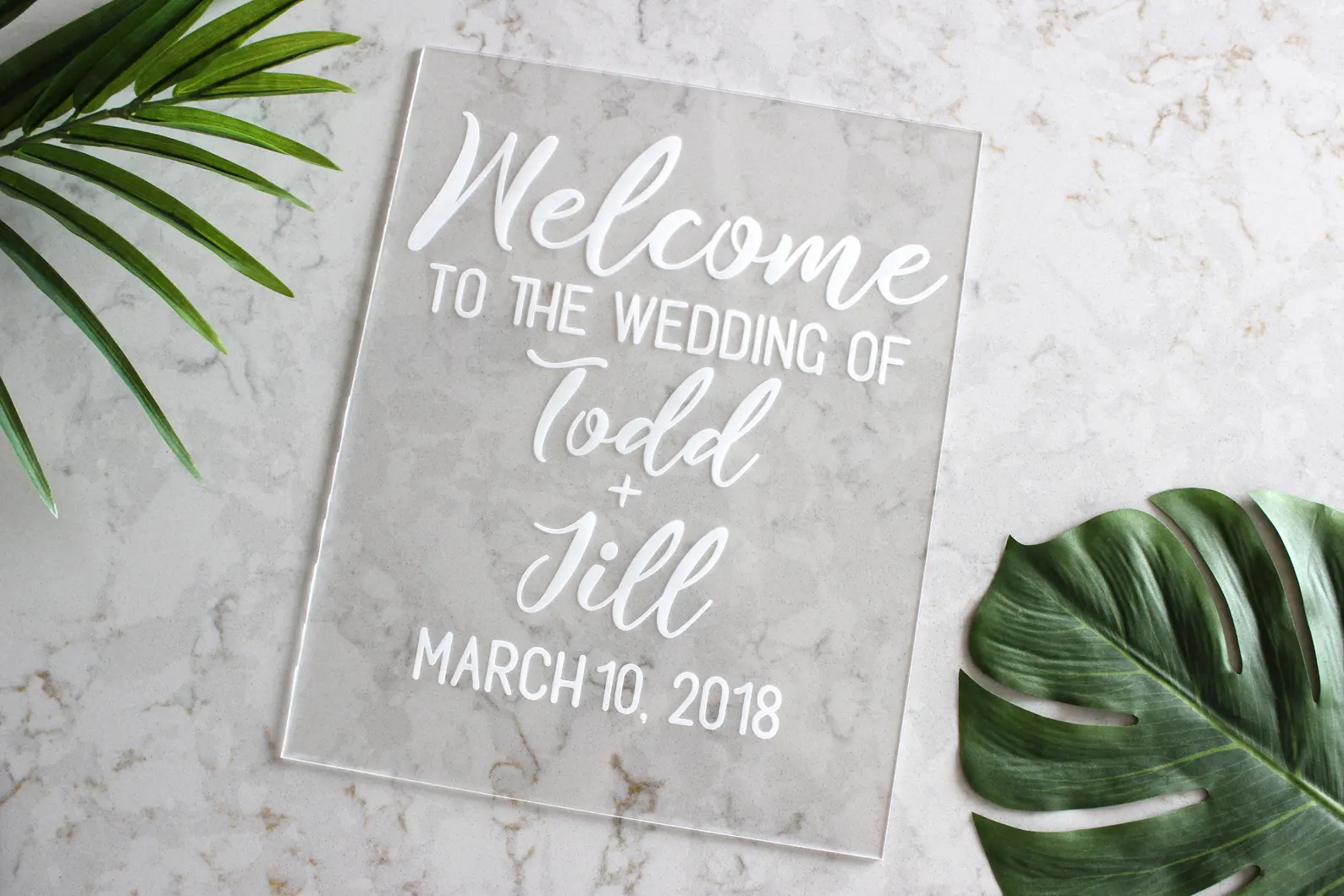 Custom Wedding Sign