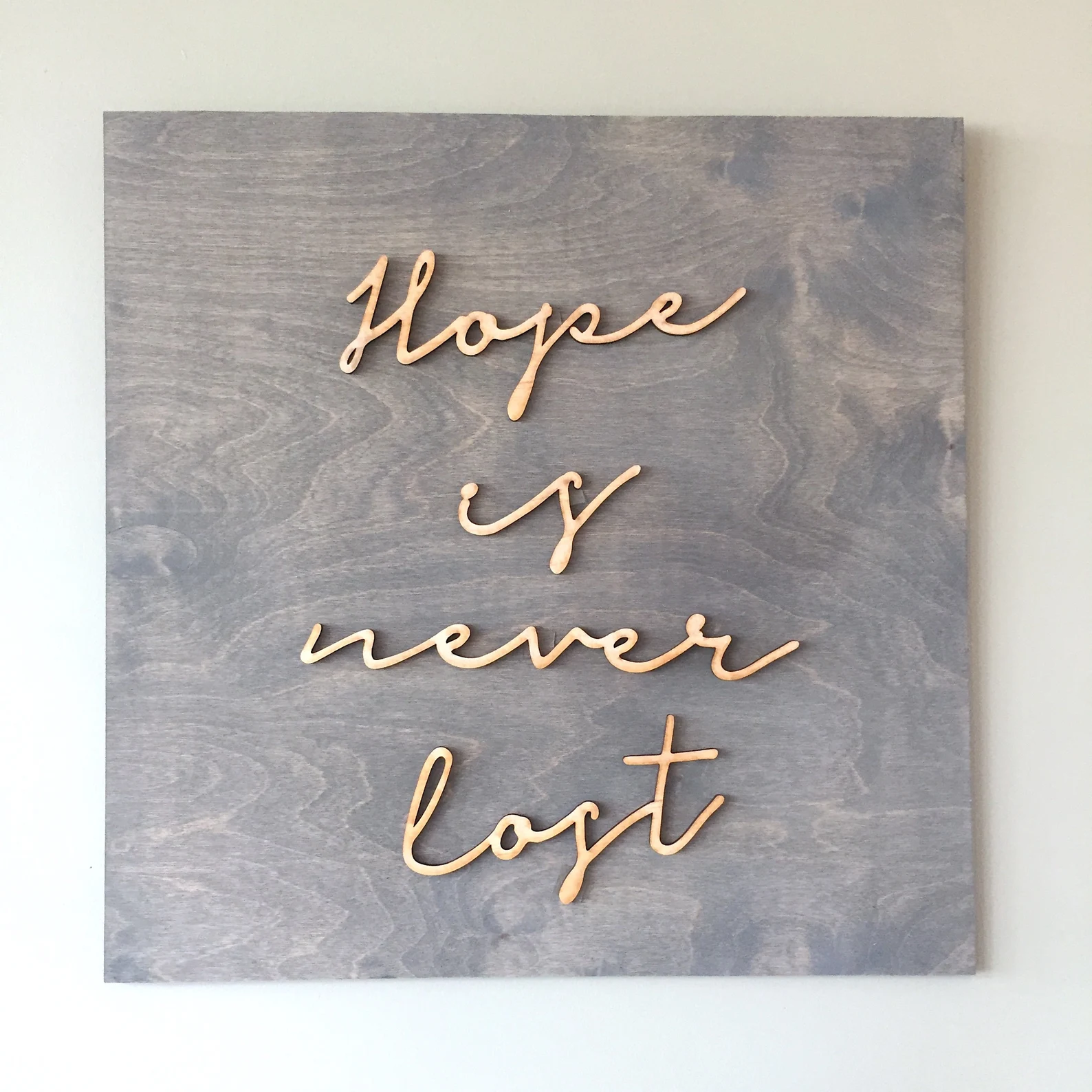 Hope Is Never Lost..