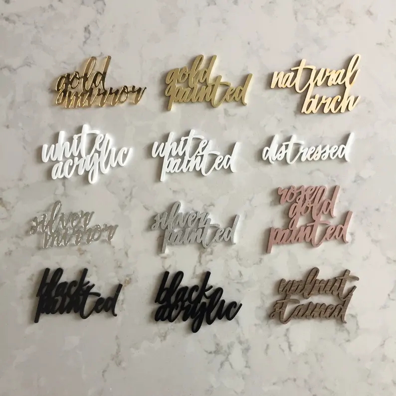 Wooden Alphabet Letters