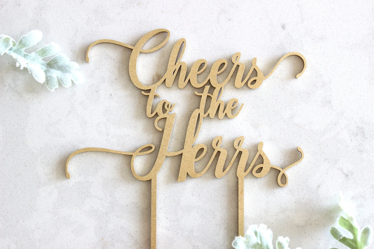 Cheers to the Cake Topper