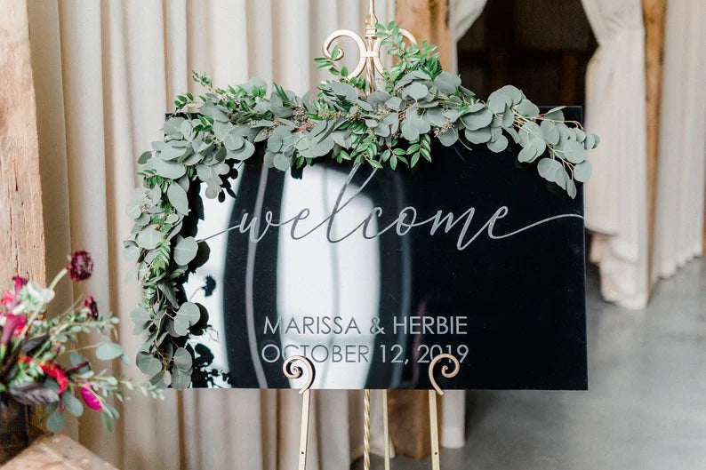 Custom Wedding Welcome Sign